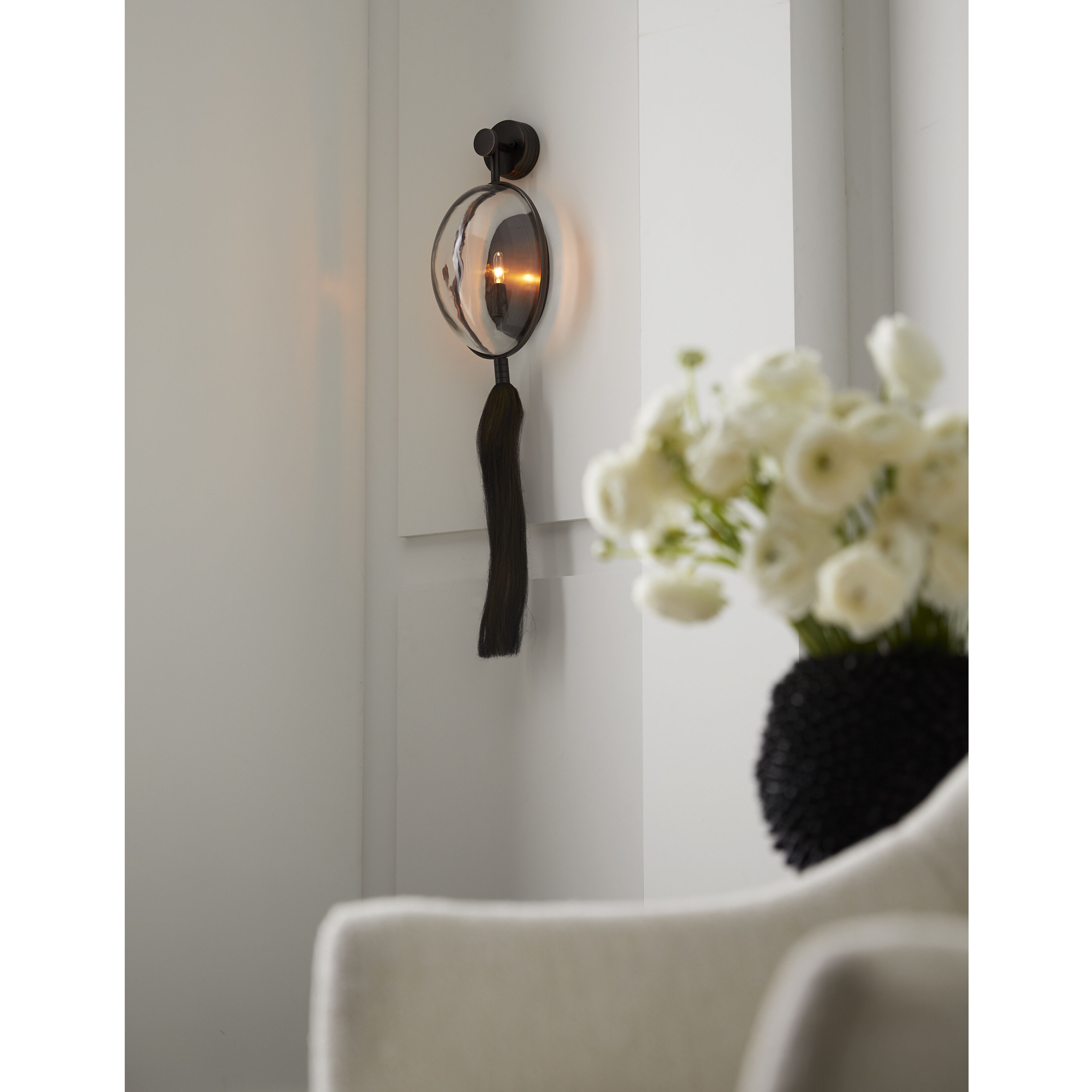 Aramis Sconce Wall Light in Bronze